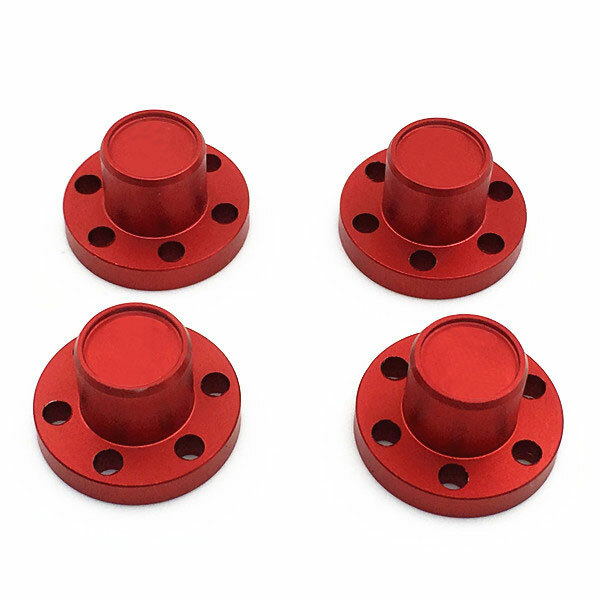 4x 1.9'' Wheel Center Hub Caps for RC 1/10 SCX10 D90 TRX4 Beadlock
