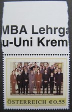 PM aus dem Jahr 2004 - Graduierung 13. EMBA - Krems - ausverkauft, rar