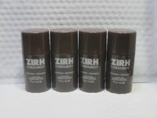 ZIRH CORDUROY DEODORANT ALCOHOL-FREE 2.6 OZ  4 PC LOT  NWOB