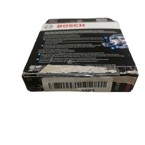 3 Pack BOSCH Double Iridium Spark Plug 96302•HR8MII33V Open Box - Picture 7 of 16