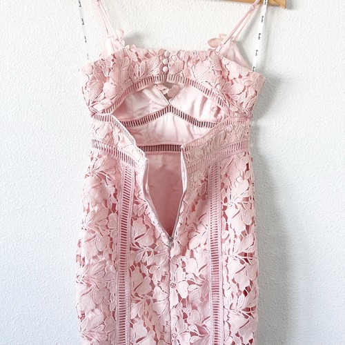 Bardot Botanica Lace Dress in Light Pink size 4/XS - Picture 7 of 9