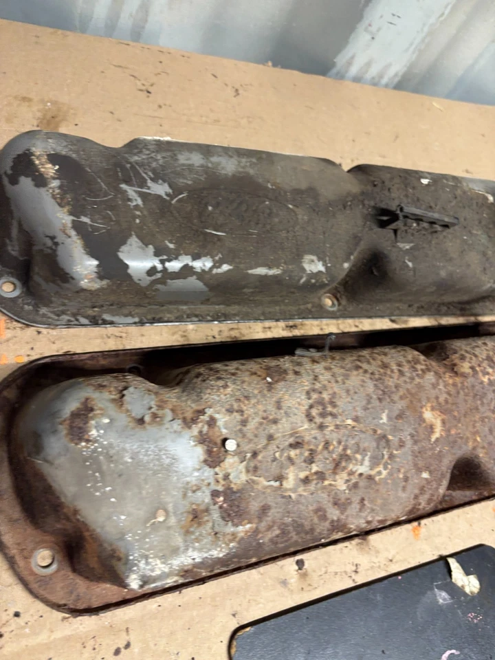 Ford F150 Bronco 5.0 302 1985 1991 1994 1995 bloque pequeño cubiertas de válvula EFI OEM 92 Foto 3 de 4