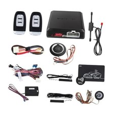 EC002-NS PKE Passive Keyless Entry Car Alarm System Remote Start Starter Push
