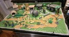 Vintage 1961 Marx Flintstones Play Set Figures Houses Mat Accessories INCOMPLETE