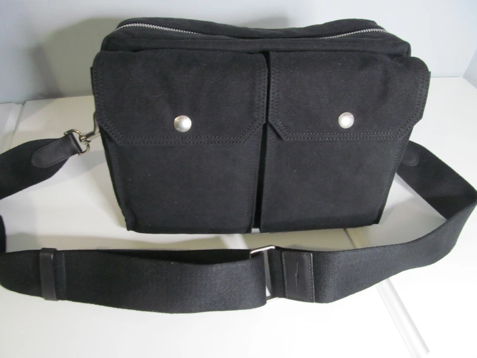 Shinola, Detroit, MI. "The Traveler Black OS Crossbody", Adjustable Strap, NWT - Image 2 of 4