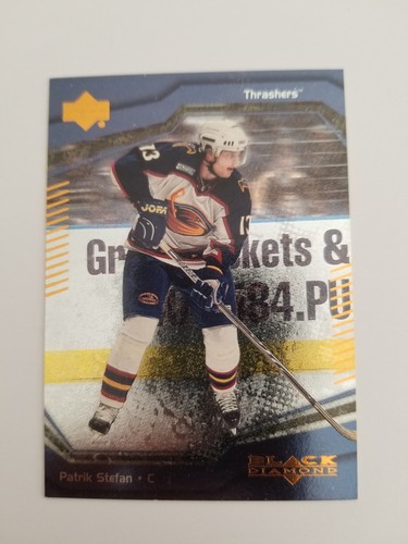 2000 Upper Deck Black Diamond Patrik Stefan #3 card