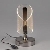 Dimmbare Led Tischlampe Wrap H. 24Cm D. 11,5Cm Acryl + Metall Formano