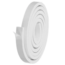 Weather Stripping Door Seal Strip 1 Roll 1 Inch x 1/2 Inch x 10 Ft White
