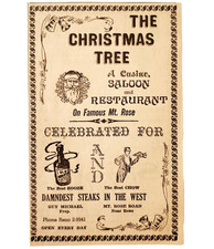 1957 The Christmas Tree Casino Saloon Advertisement Vintage Reno Nevada DWYY7B
