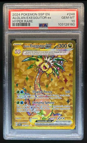 2024 Pokemon SV Surging Sparks Alolan Exeggutor Ex #248/191 PSA 10