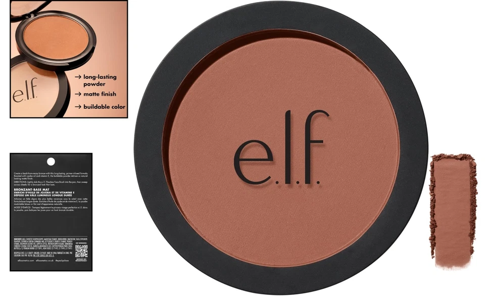 Lightweight Bronzer Powder - Primer-Infused for Effortless Glow, 10g - Image 2 of 4