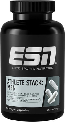 ESN Athlete Stack Men 2.0, 210 Kapseln, Alle Essentiellen Vitamine Und Mineralst