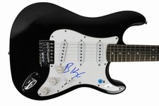 Billy Idol Authentic Signed Black Electric Guitar Autographed BAS #BU55054