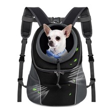 Pet Dog Carrier Backpack Small Dog Front Backpack Ventilated Dog Carrier Back...