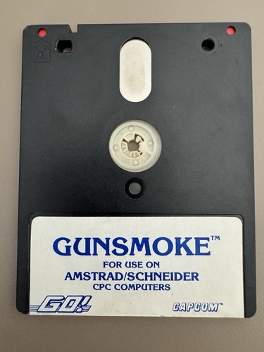 Jeu Gunsmoke Amstrad CPC 6128 664 Disk Capcom Gun Smoke - Zdjęcie 6 z 12