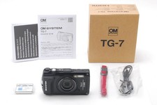  Unused in Box Olympus OM SYSTEM Tough TG-7 Digital Camera 4K Black From JAPAN