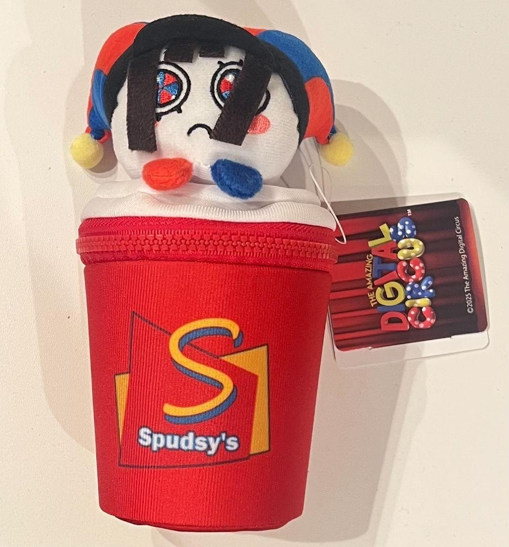 The Amazing Digital Circus Plush Toy Pouch Fast food ver. Pomni Jax Set of 2