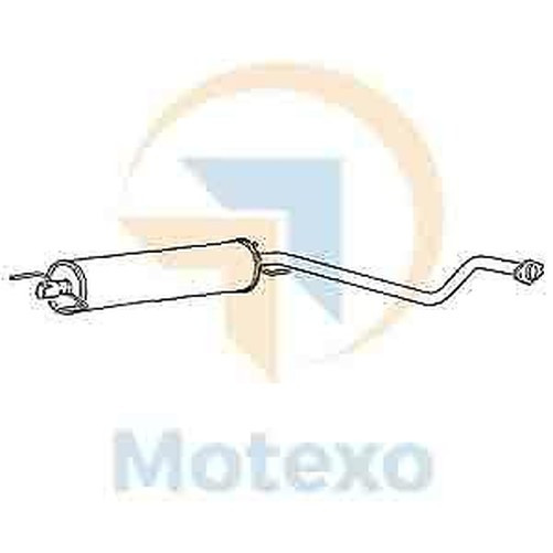 Klarius GM484P Auspuff Mitte Dose Astra 2.0 2.2 02-04-image