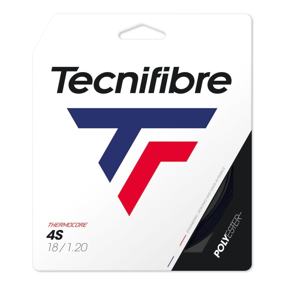 Tecnifibre Черный Код 4S 12 м Теннисный сетчатый Мононитевый