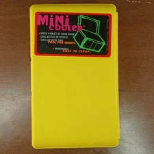 Mini Cooler Yellow Holds Variety of Drink Boxes Cans Cool for Hours Made in USA