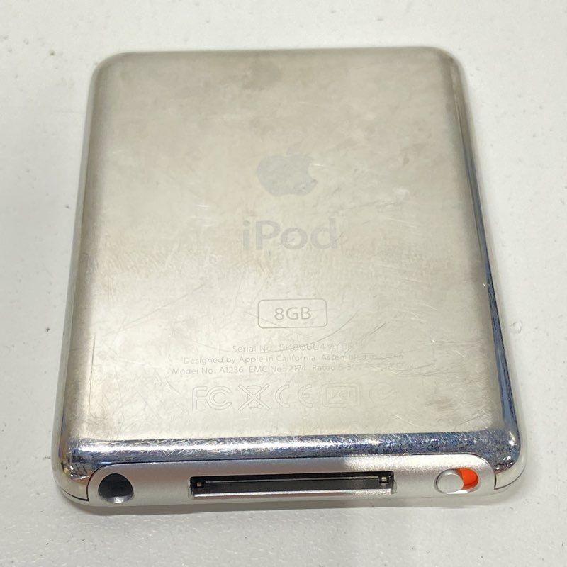 Apple iPod nano 第3世代　8GB シルバー　A1236 本体 Apple iPod nano A1236 8 GB - 3rd Generation - Silver
