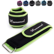 Ankle Weights, 2 LBS 1 Pair (1 LB Each Weight) Wrist Leg Arm Weights for Wome...