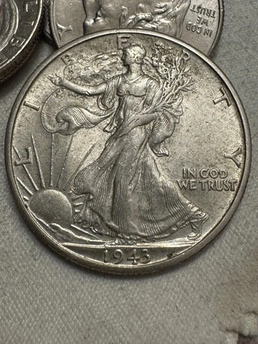 1943-D 50C Walking Liberty Half Dollar