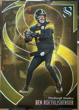 2025 Panini Silhouette Ben Roethlisberger🔥 Steelers Cracked Ice Color Match /25