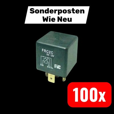 FiC Kfz-Relais Schaltrelais FRC2C-1-DC12V 12V 50A 1 Wechsler 100 STÜCK
