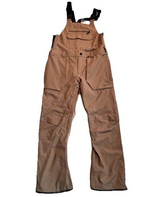 Volcom Roan Bibs Chestnut Brown Pre-Owned Size M