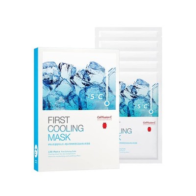Cell Fusion C Post Alpha First Cooling Mask 5 Pack Hydrating Soothing Sheet