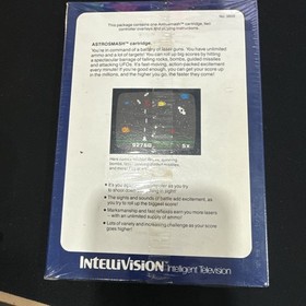 Astrosmash (Intellivision, 1981) N.O.S. New. Never opened