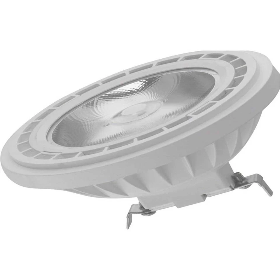 Satco 7w AR111 COB LED 520 Lumens G53 Base 3000K 12v 12 Degree Spotlight Bulb - Image 2 of 3