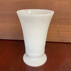Vintage E.O. Brody Co. M5000 White Milk Glass Vase Cleveland Ohio