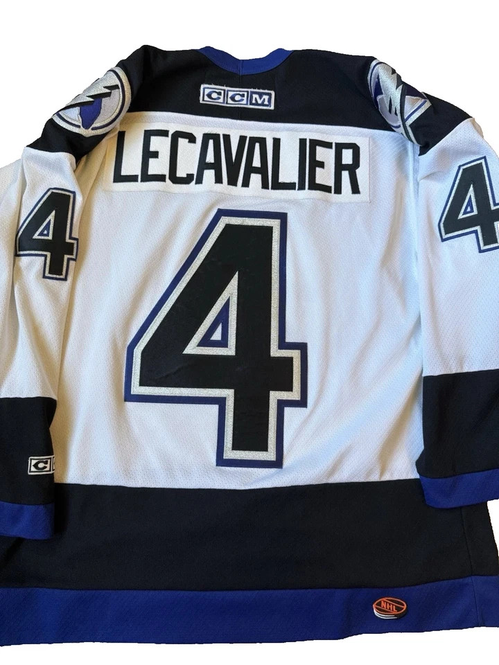 Vintage Lecavalier CCM Tampa Bay Lightning NHL Hockey Jersey White Small - Image 2 of 4