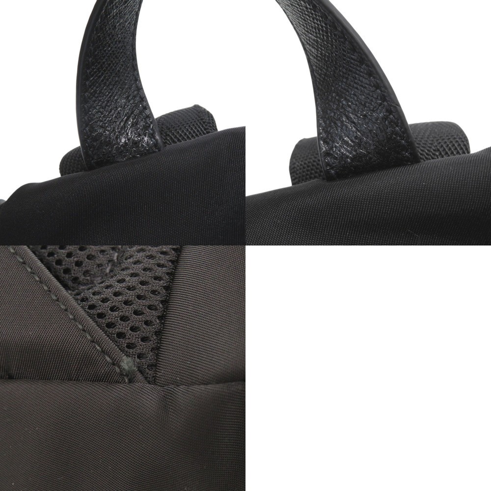 PRADA nylon black backpack daypack black 1213 PRADA from japan thumbnail 10