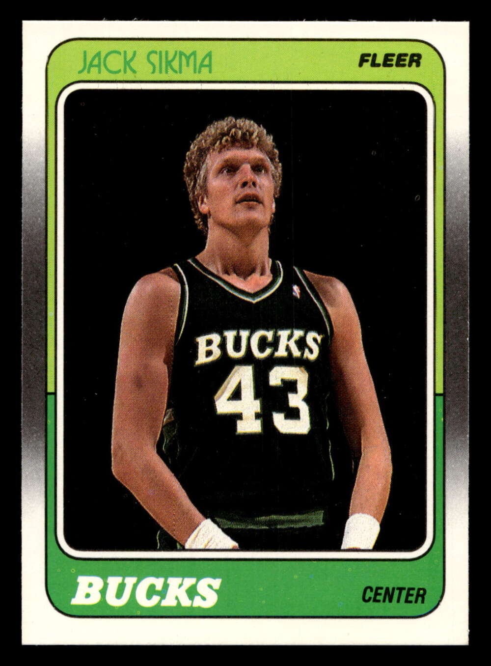 1988-89 Fleer #76 Jack Sikma Near Mint+ Bucks Basketball ID: 510073