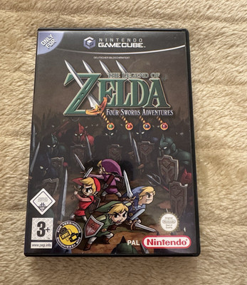 Nintendo Zelda: Four Swords Adventures GameCube PAL USK 6 Multiplayer