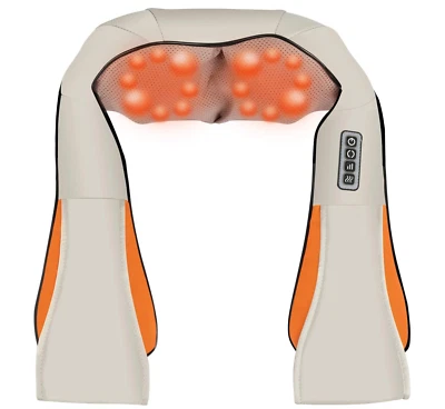 MASSAGGIATORE COLLO SCHIENA SPALLE CERVICALE 3 VELOCITA' CON FUNZIONE CALORE