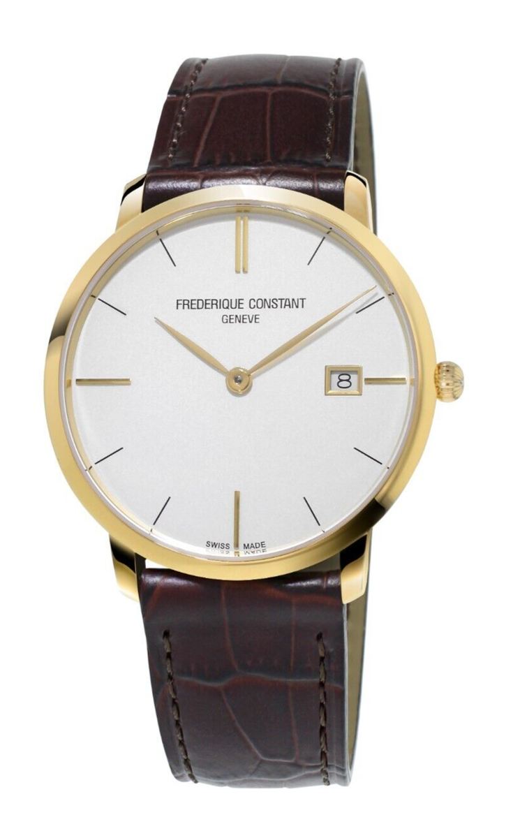 Frederique Constant Men's Classic Calendar Quartz Brown Watch 39MM