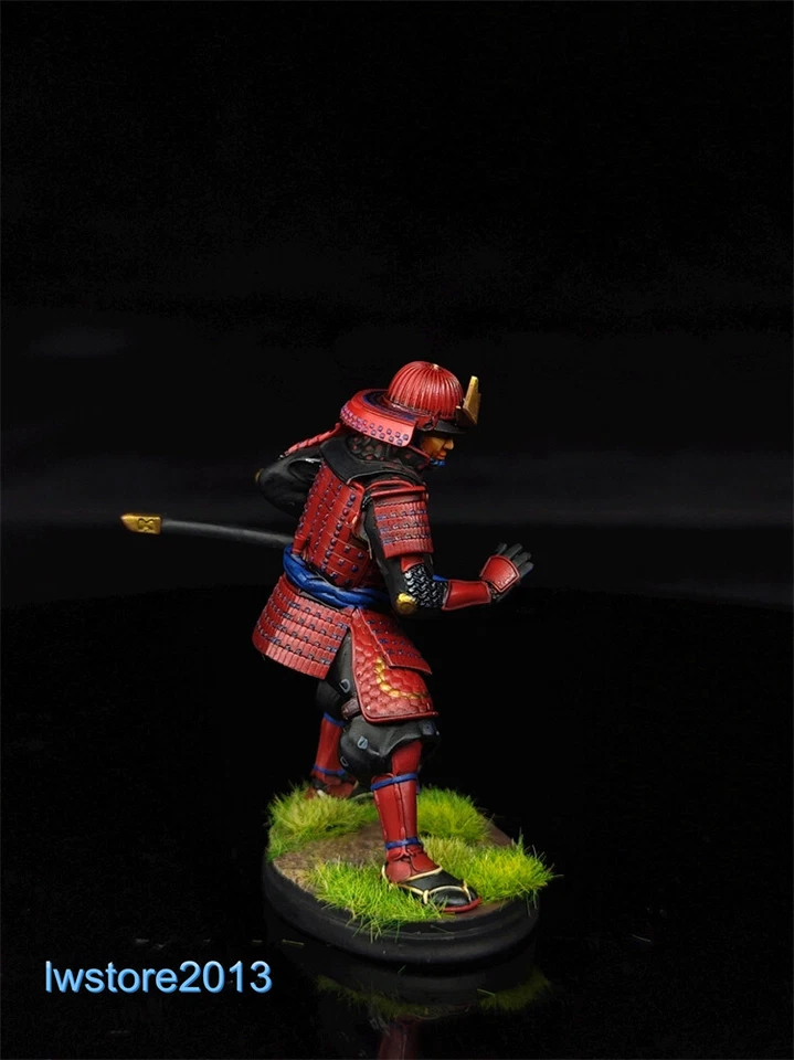 1/32 54mm Japanese Samurai Man Resin Miniatures Figures Figurines Model Toys - Image 4 of 4