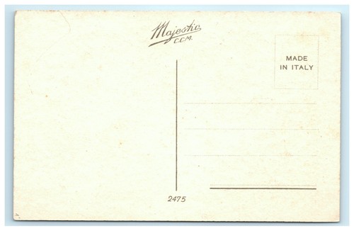 D. Gobbi Italiano Art Deco Victoriano Postal Mujer Hombre Payaso A8 - Imagen 2 de 2