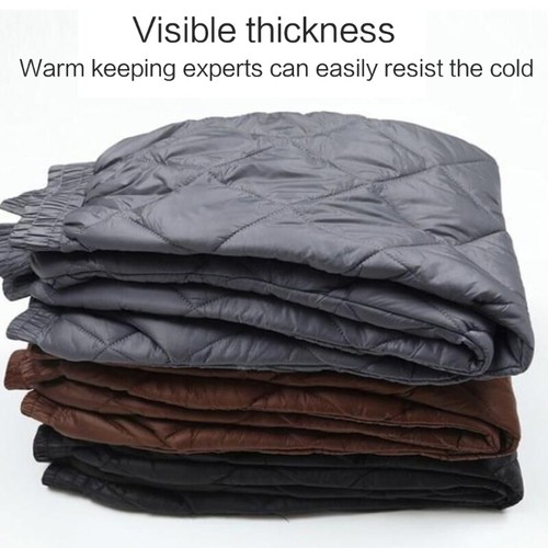 Women Winter Puffers Pants Padded Closed Bottom Trousers Sweatpants with Pockets - Picture 4 of 15