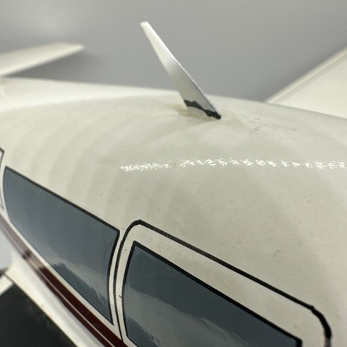 M20J 201 Mooney Wooden Mahogany Airplane Wood Aviation Desk Model 20” Wingspan - Picture 21 of 24