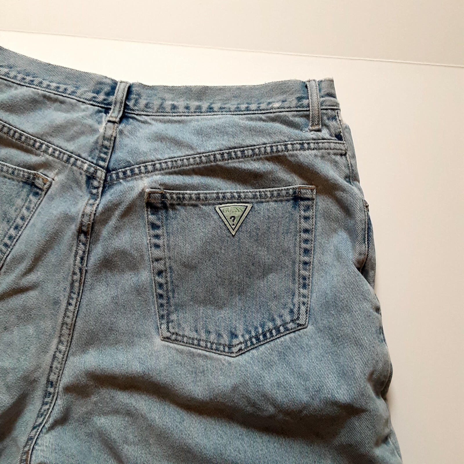 Vintage Guess Denim Shorts 34 Blue Jeans Mens eBay