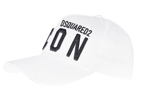 Dsquared2 Icon Baseball Cap White Black Bnwt - Photo 11/12