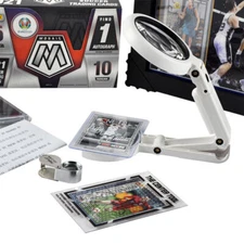 2*Sports Trading Card Grading Kit Centering Tool w/ 30X Magnifying Glass & LED