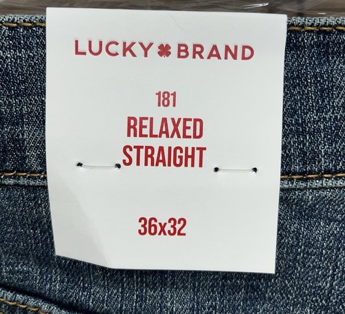 Lucky Brand Men's 181 Relaxed Straight Jean 36W x 32L, Ol Wilder Ranch - C - Picture 4 of 9