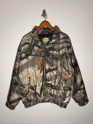 Cabela's Premier Northern Goose Down Coat Jacket Large Tall Mossy Oak Break Up