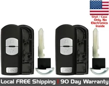 2x New Quality Replacement Key Fob Remote SHELL / CASE For Select Mazda Vehicles